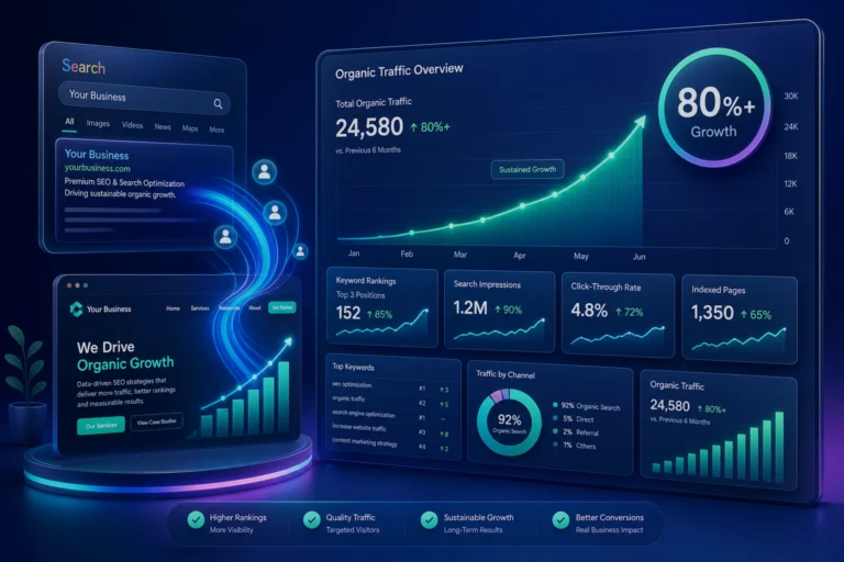 80%+ Organic Traffic Growth