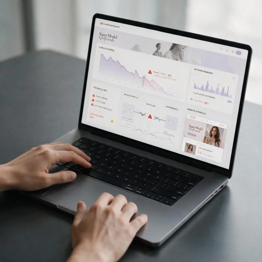 Built a Stronger Organic Search Foundation for SuperModel Girlfriends-Challenges