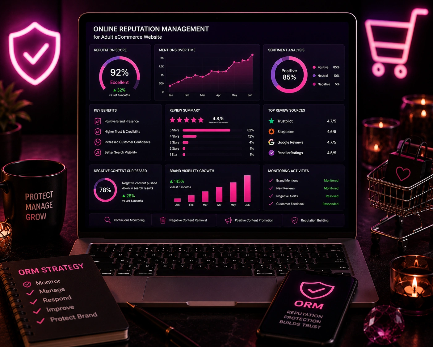 Adult eCommerce Store Website ORM