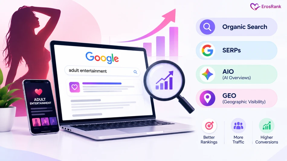 Organic Search Visibility for Adult Entertainment