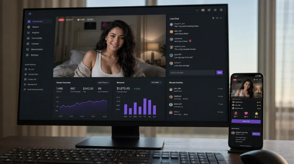 Cam & Content Platforms development